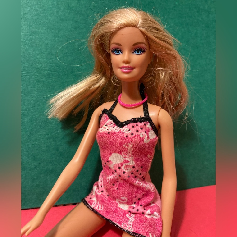 Unidentified Pink Halter Dress Barbie Fashion Doll - Buy 1, Get 2 FREE